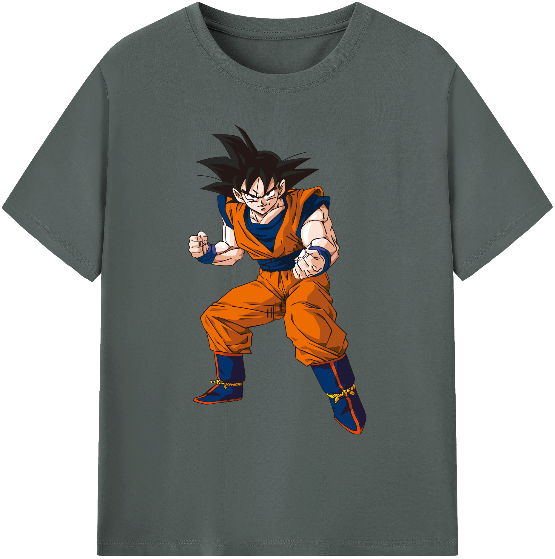 （画像用） ドラゴンボール 孫悟空（そん ごくう）Son Goku カカロット DRAGON BALL Kakarotto 綿100％ メンズ半袖Tシャツ｜肌触りやわらか＆通気性